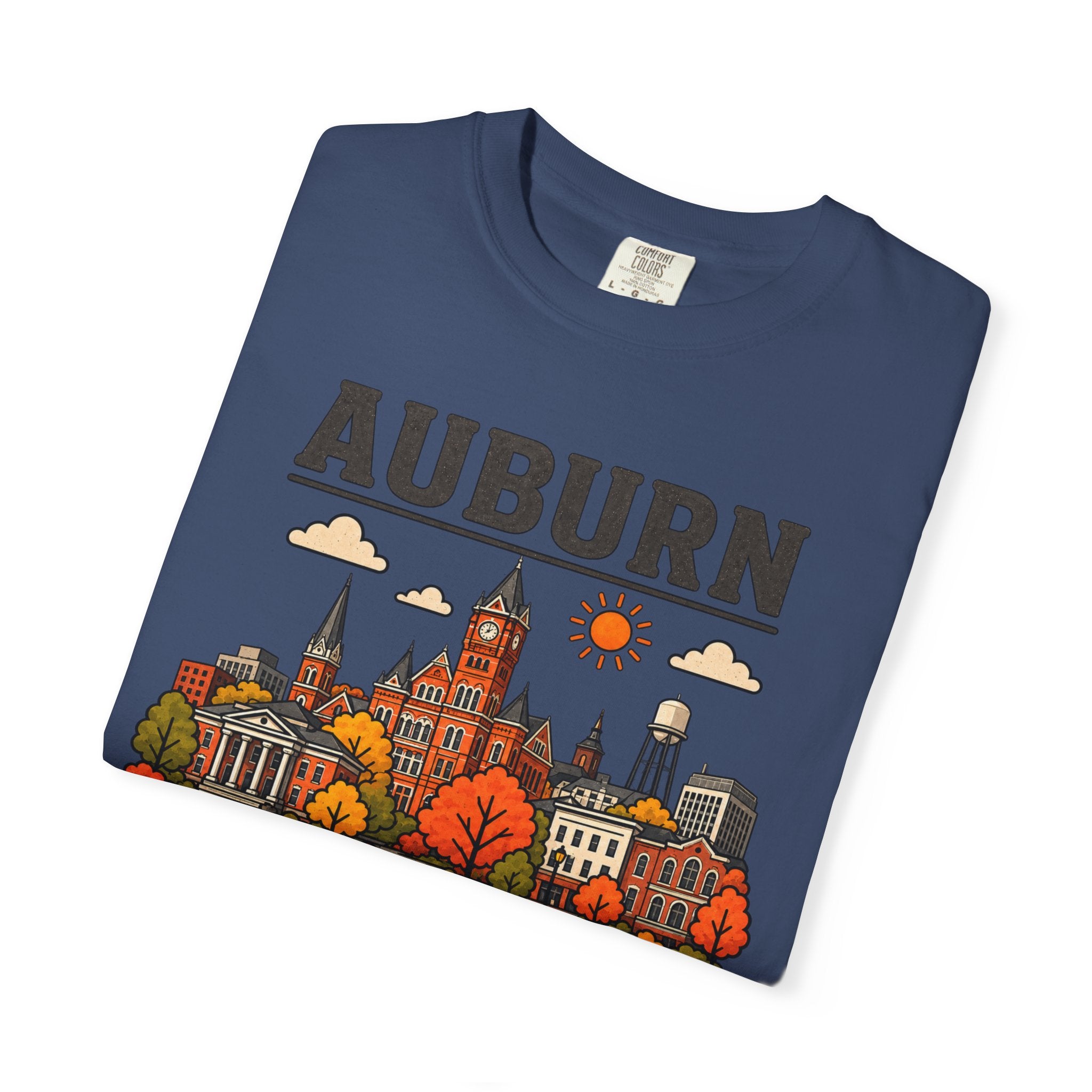 Auburn Skyline Classic Tee | Auburn Game Day Shirt for Tiger Fans