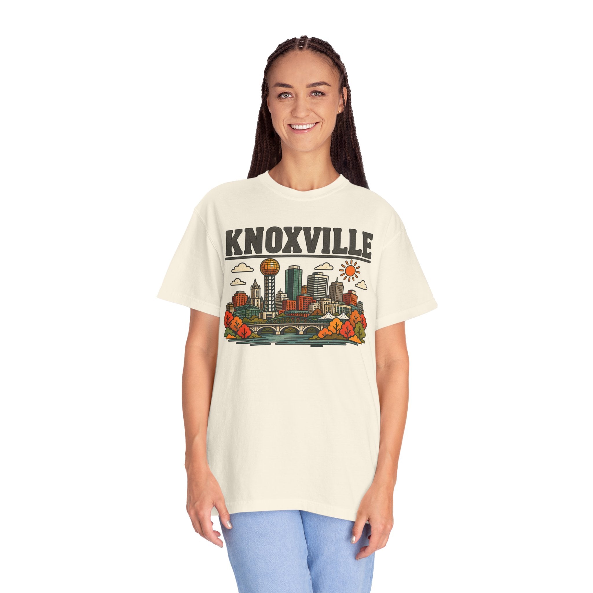 Knoxville Skyline Classic Tee | Tennessee Game Day Shirt for Volunteer Fans