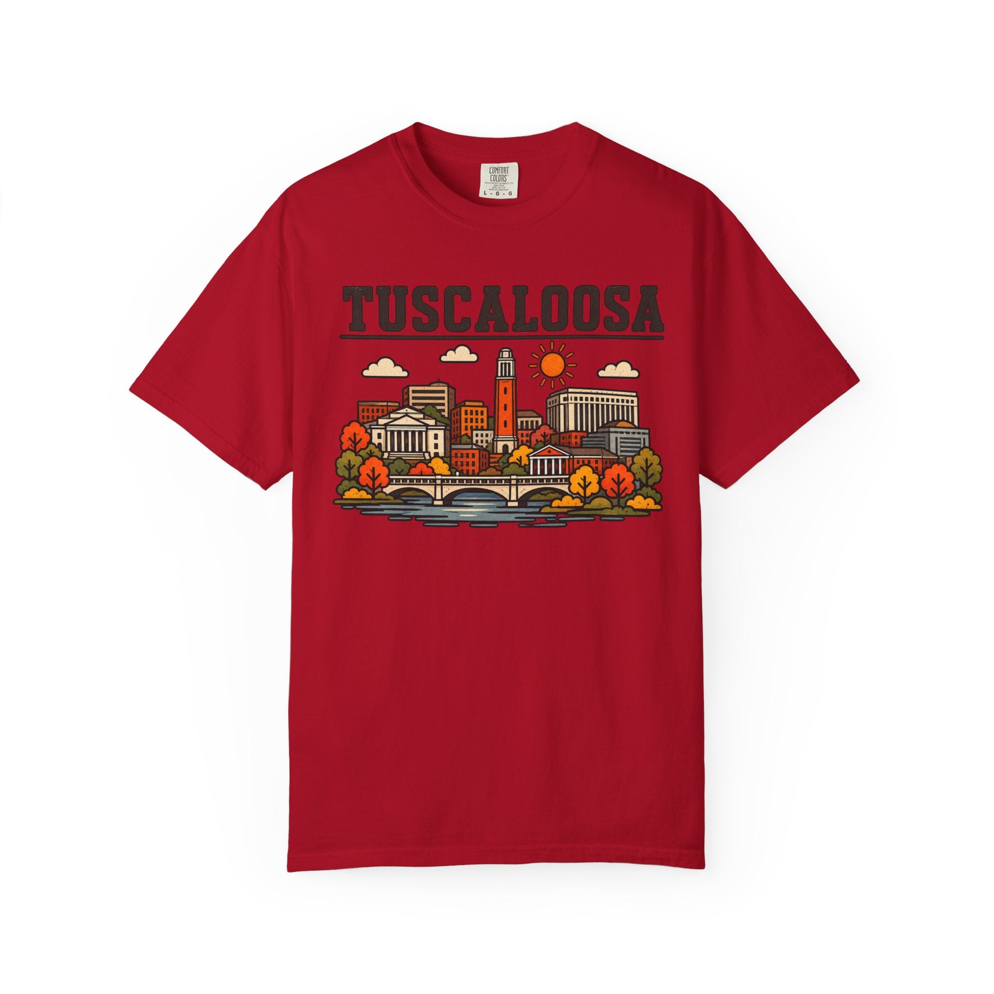 Tuscaloosa Skyline Classic Tee | Alabama Game Day Shirt for Tide Fans