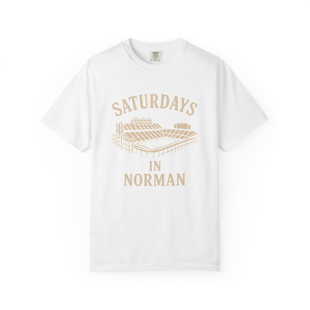 Saturdays In Norman Classic Tee | Oklahoma Game Day Shirt for Sooner Fans