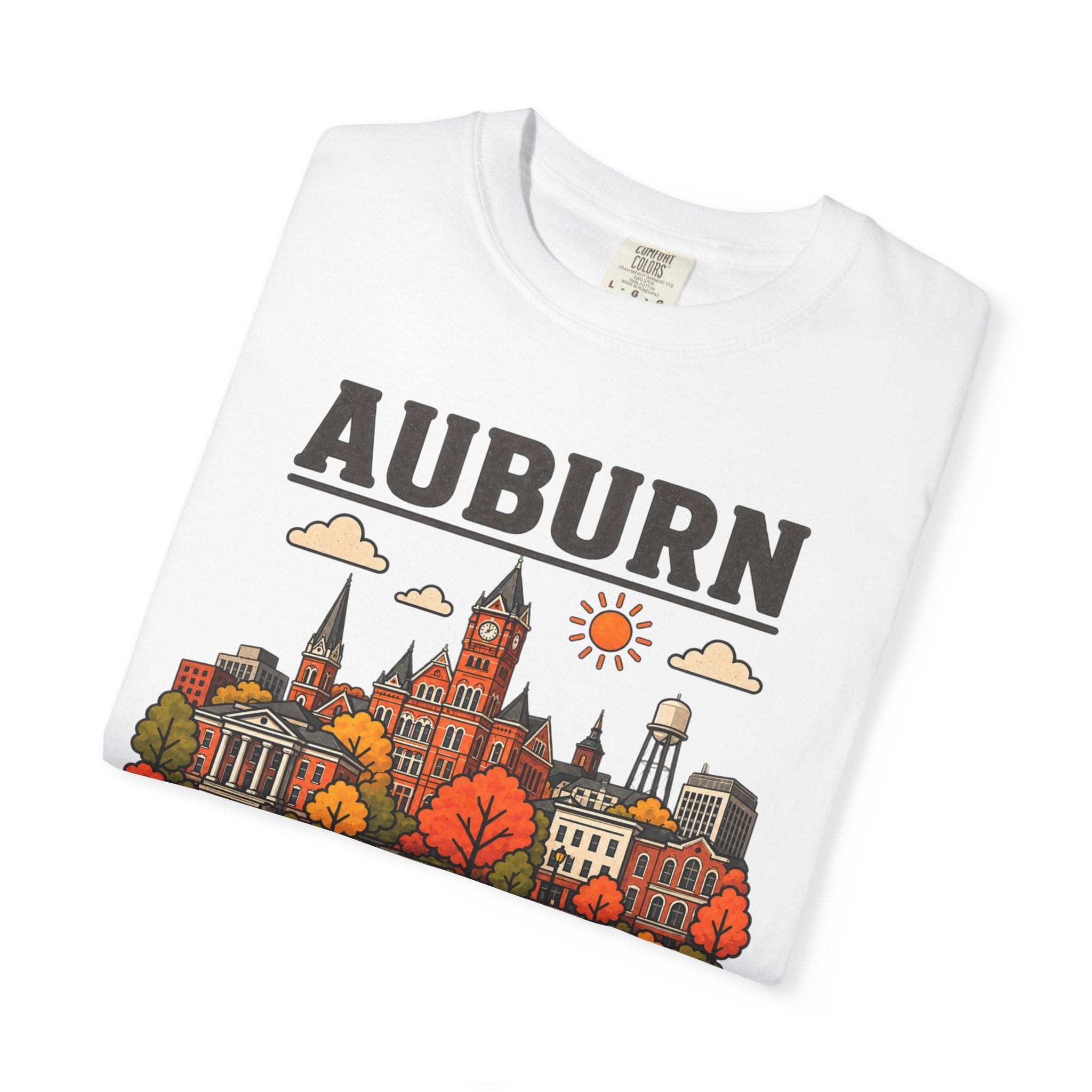 Auburn Skyline Classic Tee | Auburn Game Day Shirt for Tiger Fans