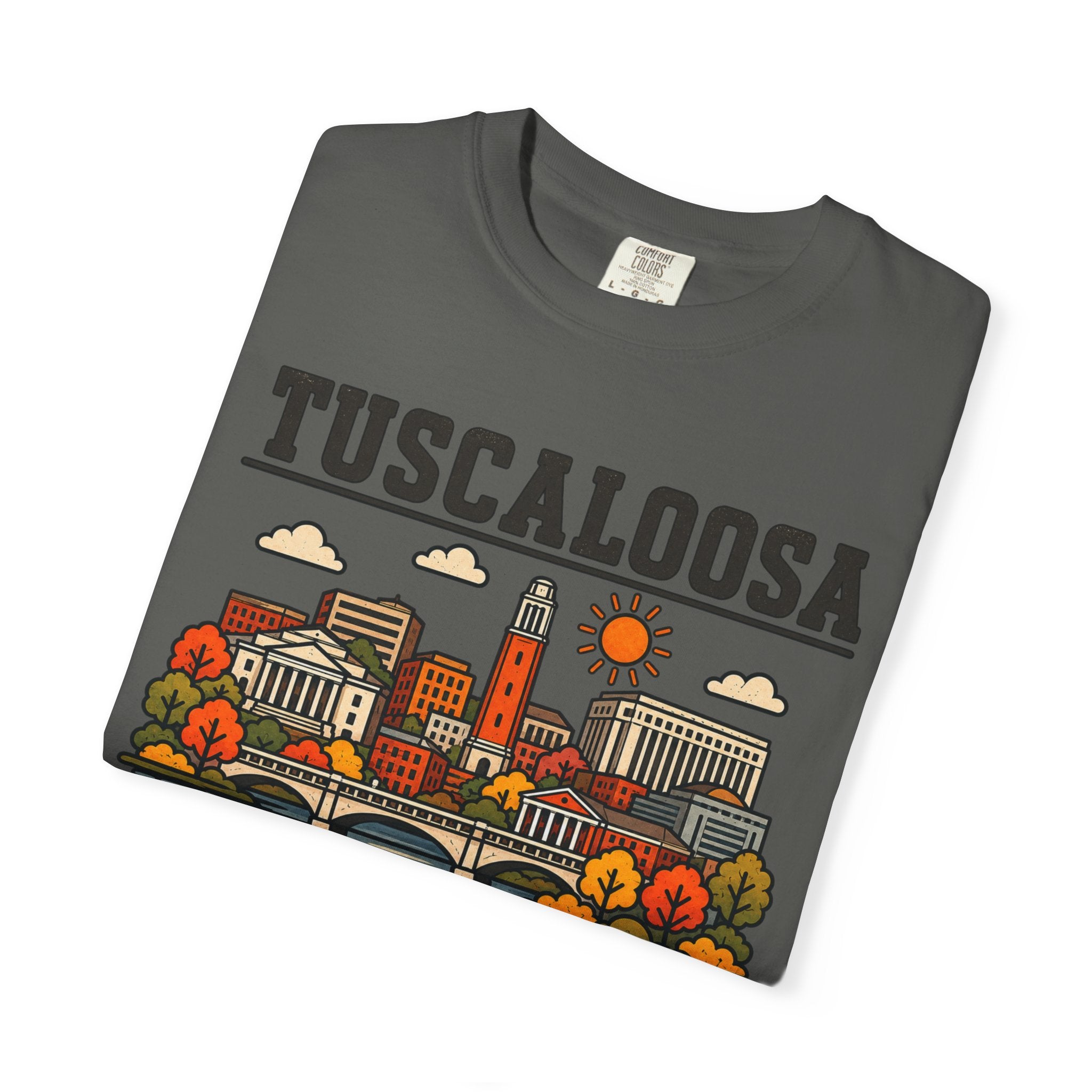 Tuscaloosa Skyline Classic Tee | Alabama Game Day Shirt for Tide Fans