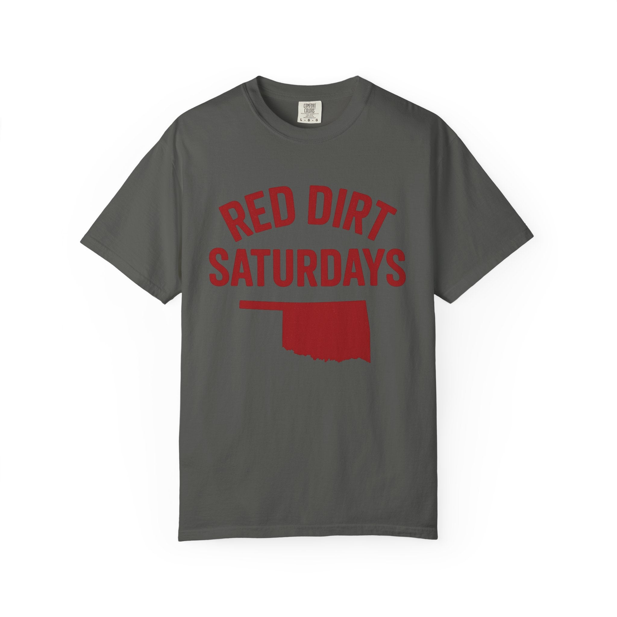 Red Dirt Saturdays Classic Tee | Oklahoma Game Day Shirt for Sooner Fans
