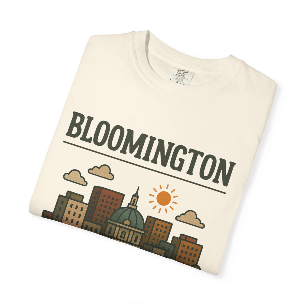 Bloomington Skyline Classic Tee | Indiana Game Day Shirt for Hoosier Fans