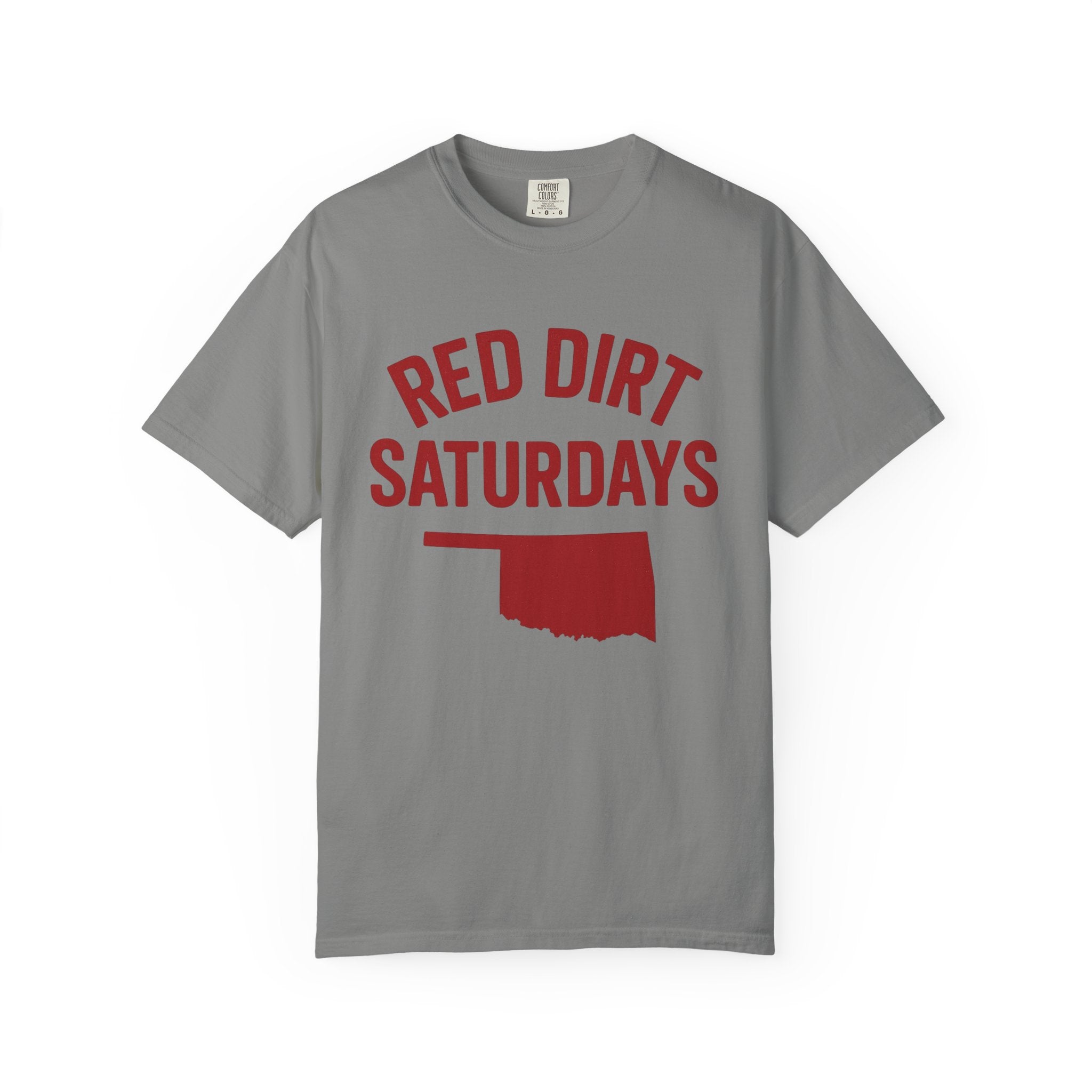 Red Dirt Saturdays Classic Tee | Oklahoma Game Day Shirt for Sooner Fans