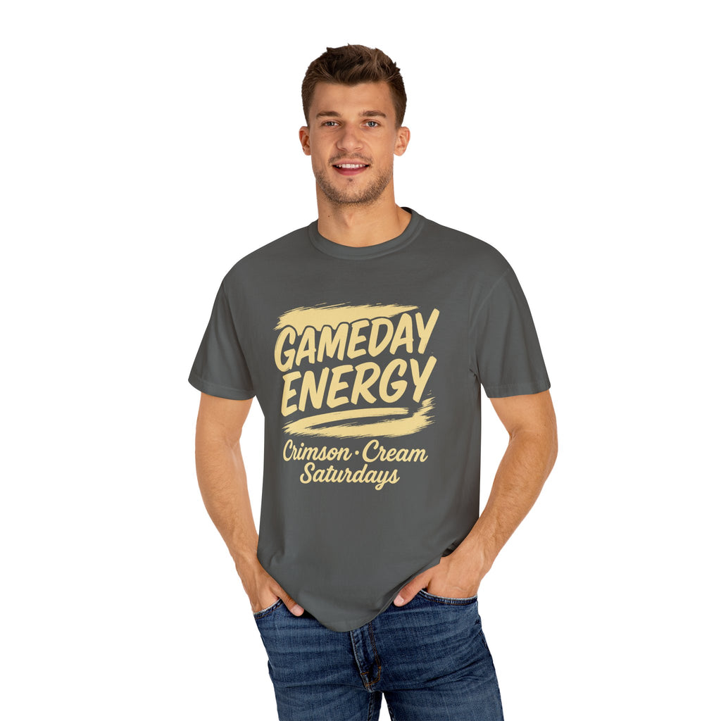 Crimson & Cream Saturdays Classic Tee | Oklahoma Game Day Shirt for Sooner Fans