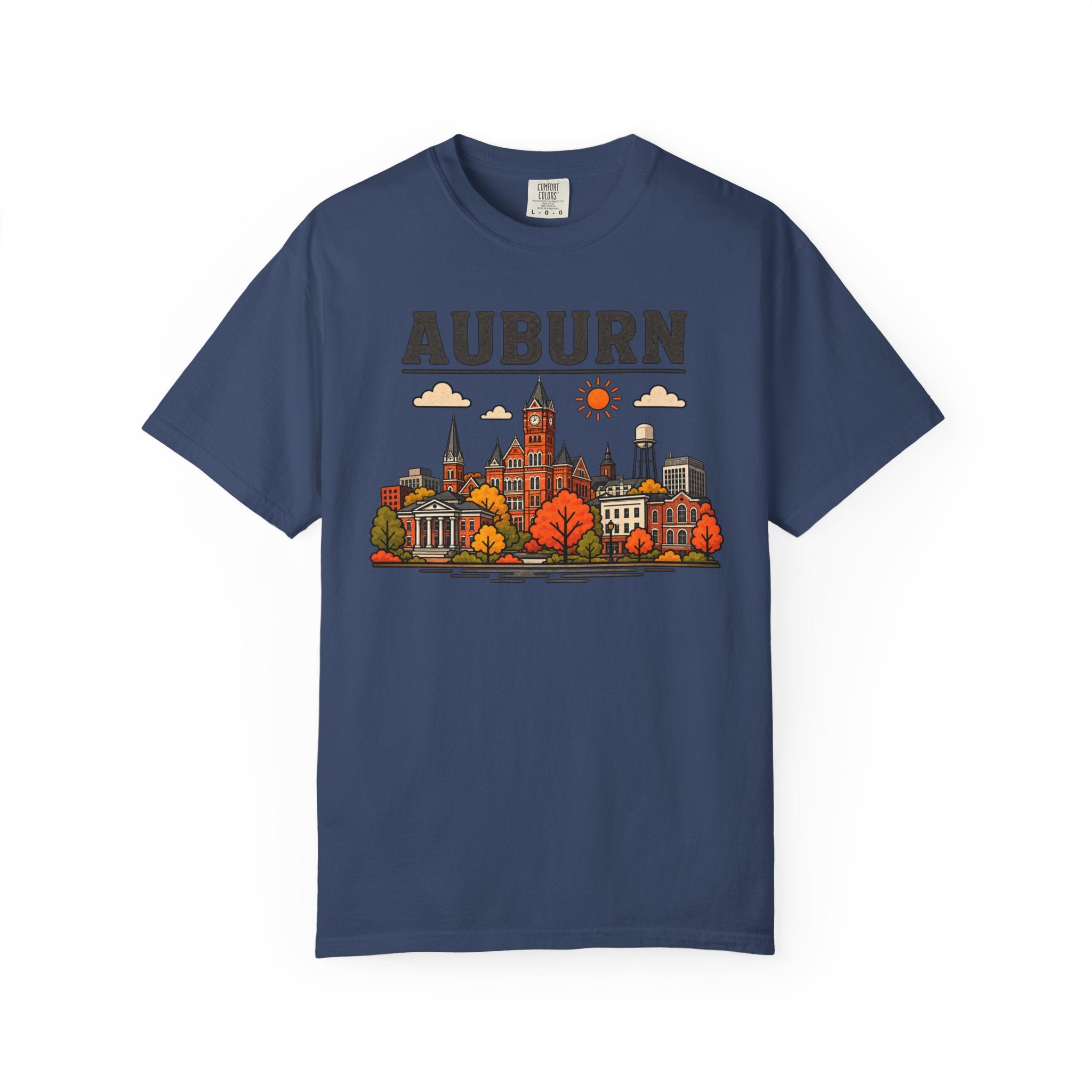 Auburn Skyline Classic Tee | Auburn Game Day Shirt for Tiger Fans