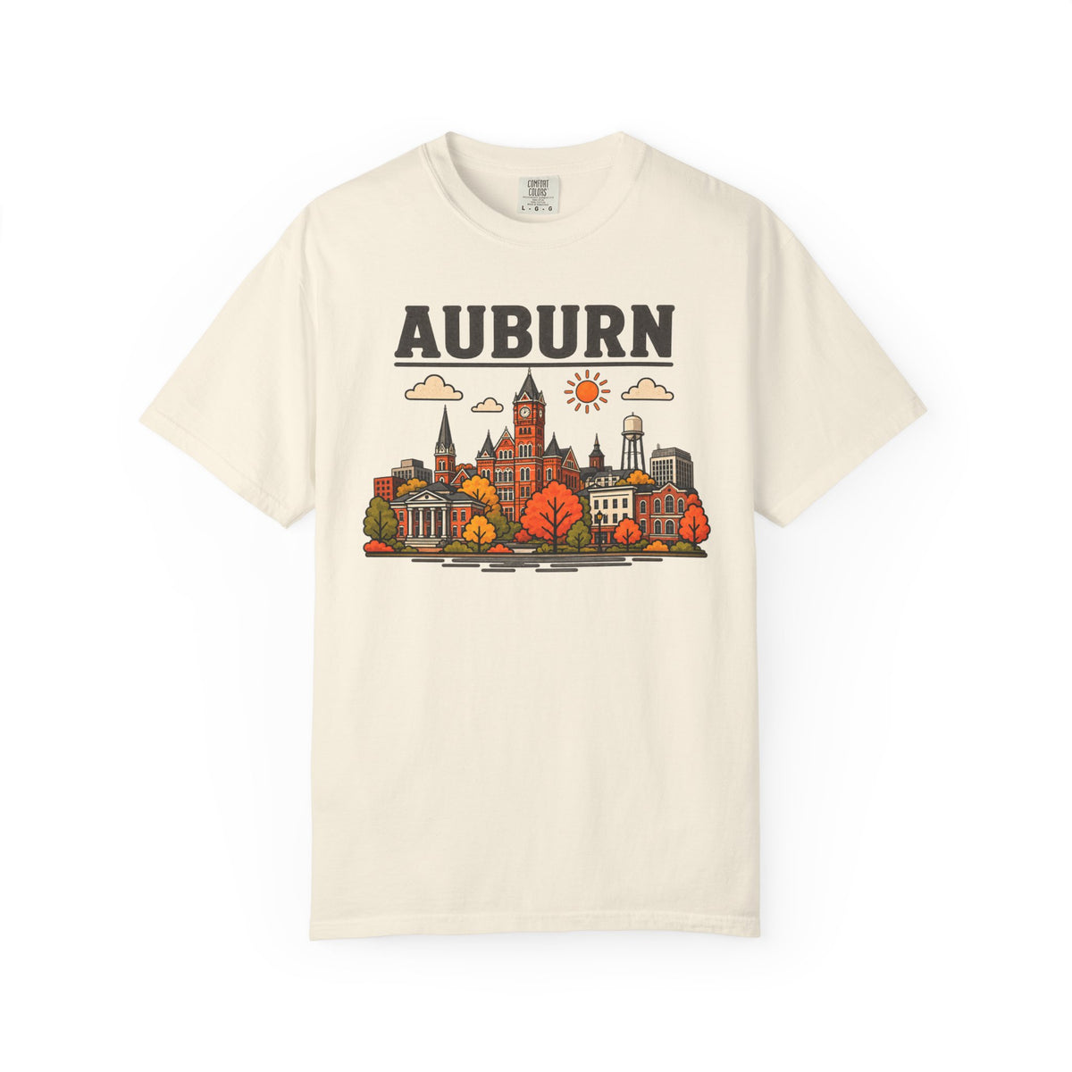 Auburn Skyline Classic Tee | Auburn Game Day Shirt for Tiger Fans