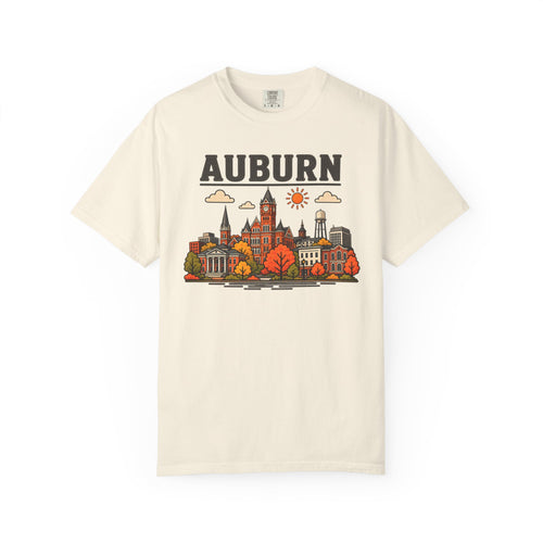Auburn Skyline Classic Tee | Auburn Game Day Shirt for Tiger Fans