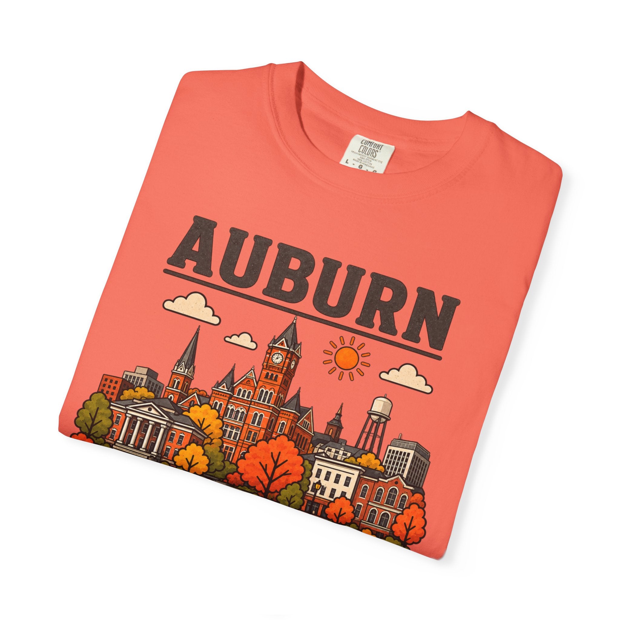 Auburn Skyline Classic Tee | Auburn Game Day Shirt for Tiger Fans