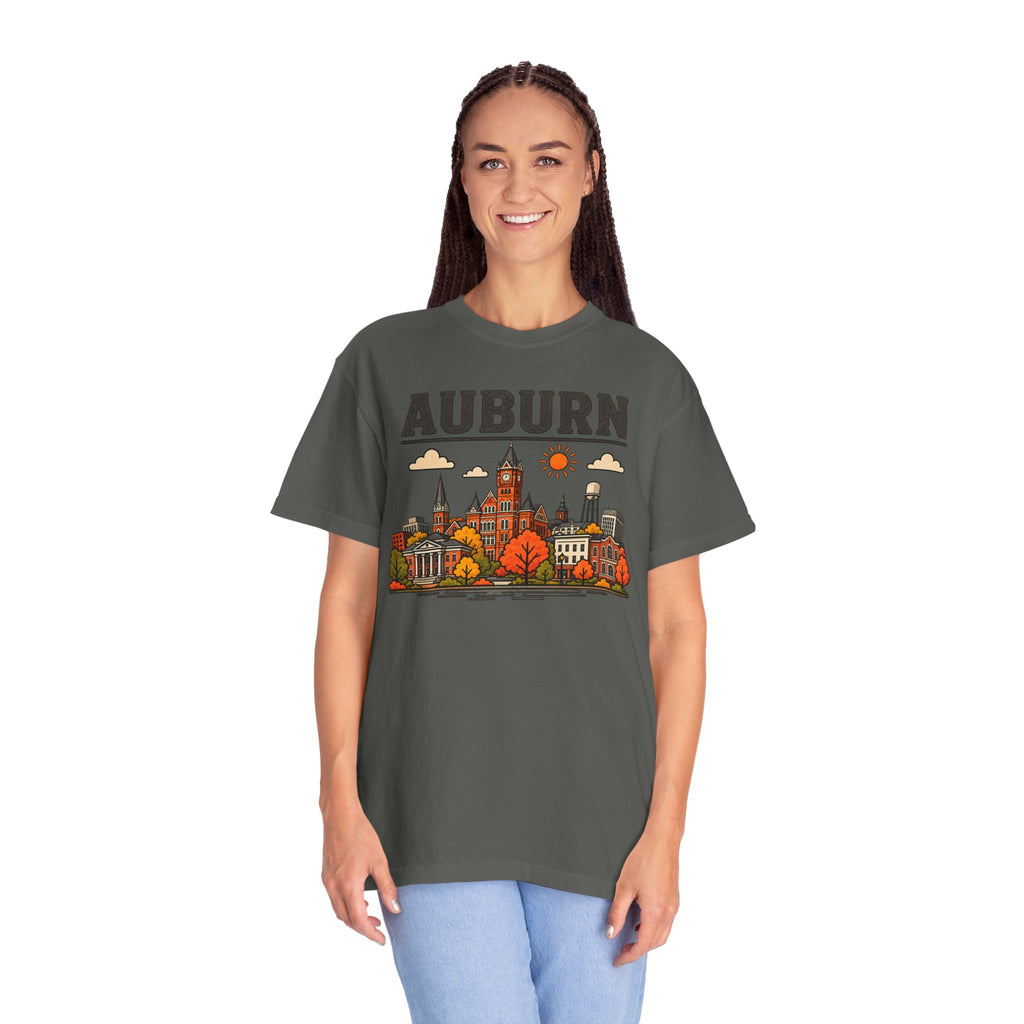 Auburn Skyline Classic Tee | Auburn Game Day Shirt for Tiger Fans