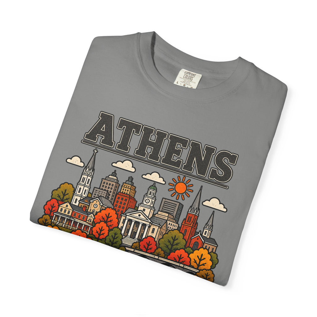 Athens Skyline Classic Tee | Georgia Game Day Shirt for Bulldogs Fans