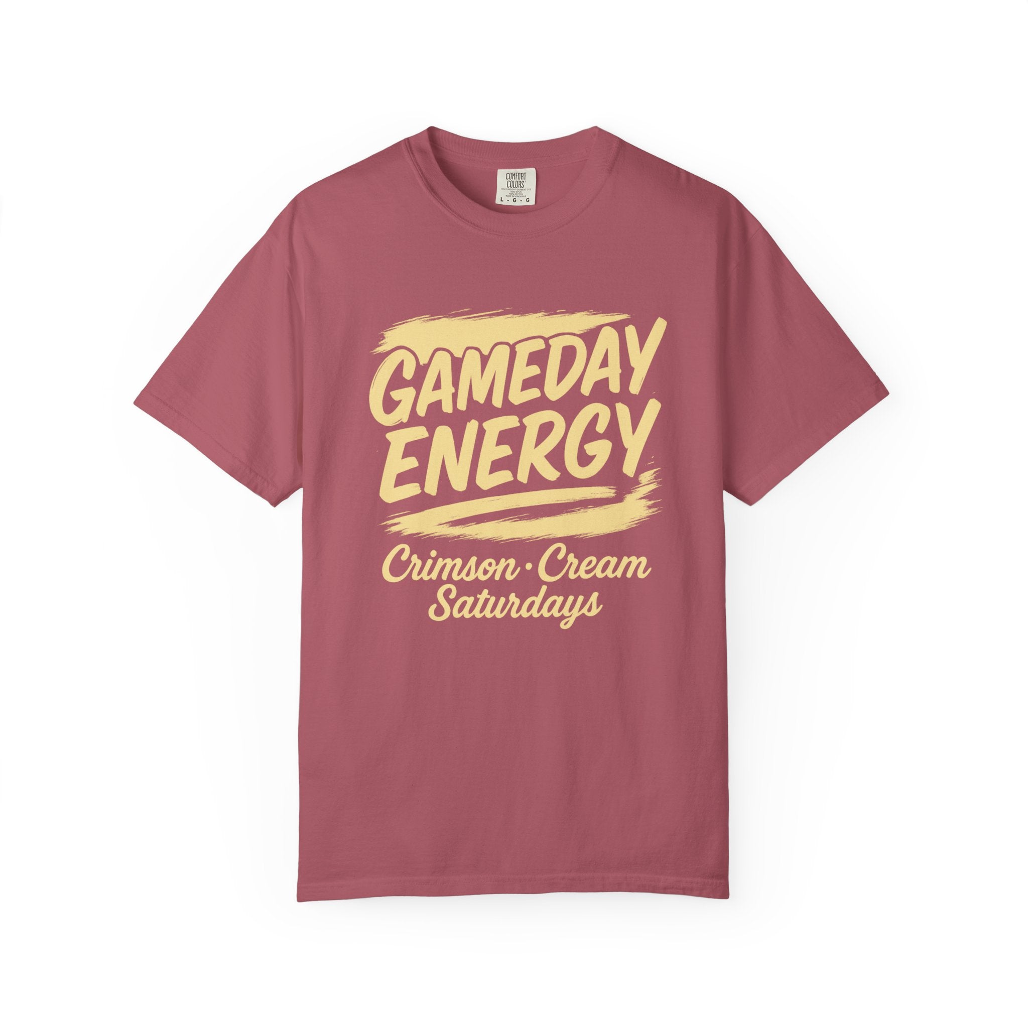 Crimson & Cream Saturdays Classic Tee | Oklahoma Game Day Shirt for Sooner Fans