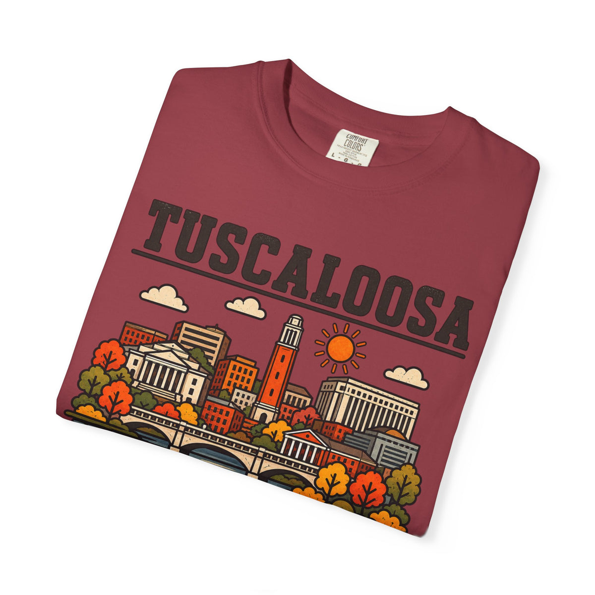 Tuscaloosa Skyline Classic Tee | Alabama Game Day Shirt for Tide Fans
