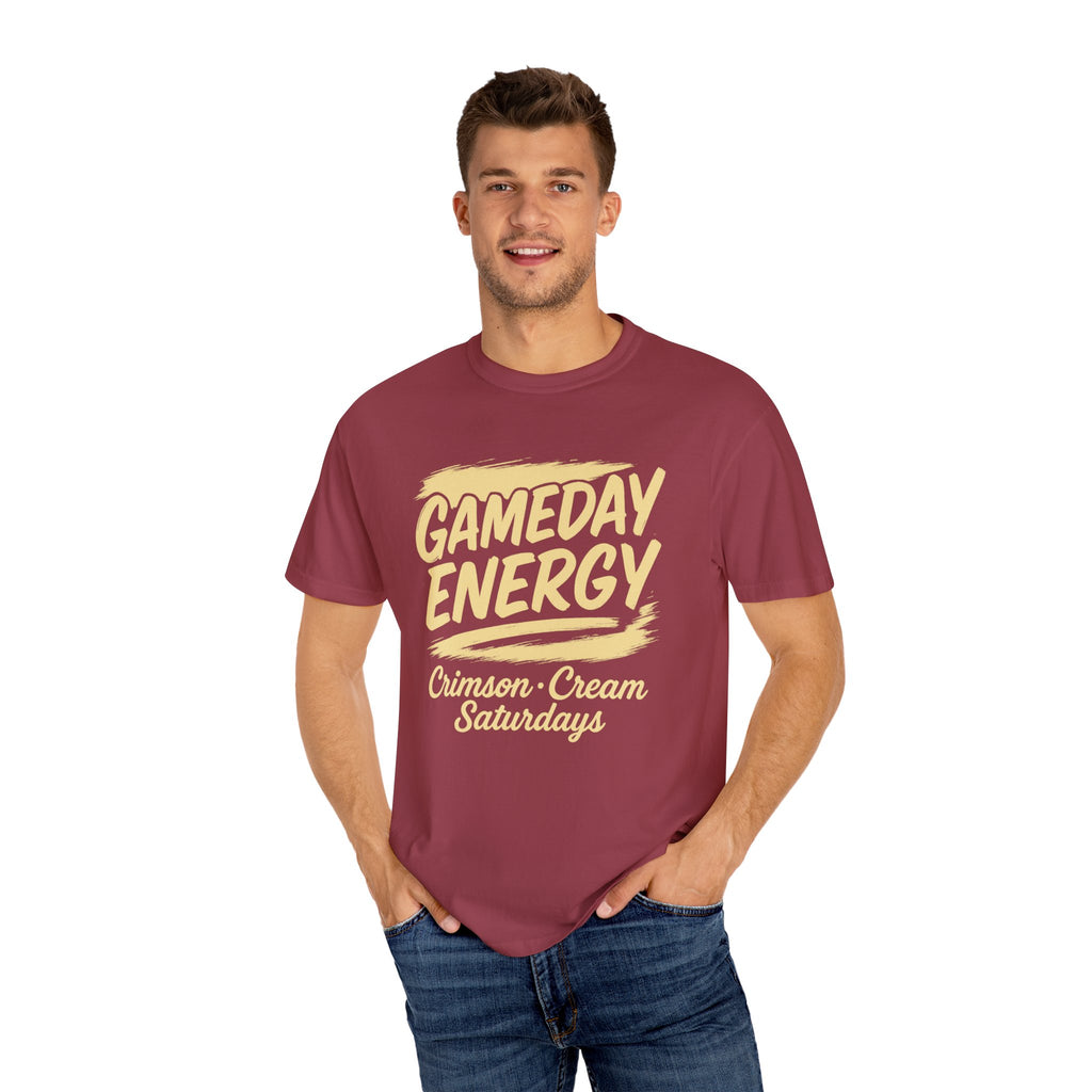 Crimson & Cream Saturdays Classic Tee | Oklahoma Game Day Shirt for Sooner Fans