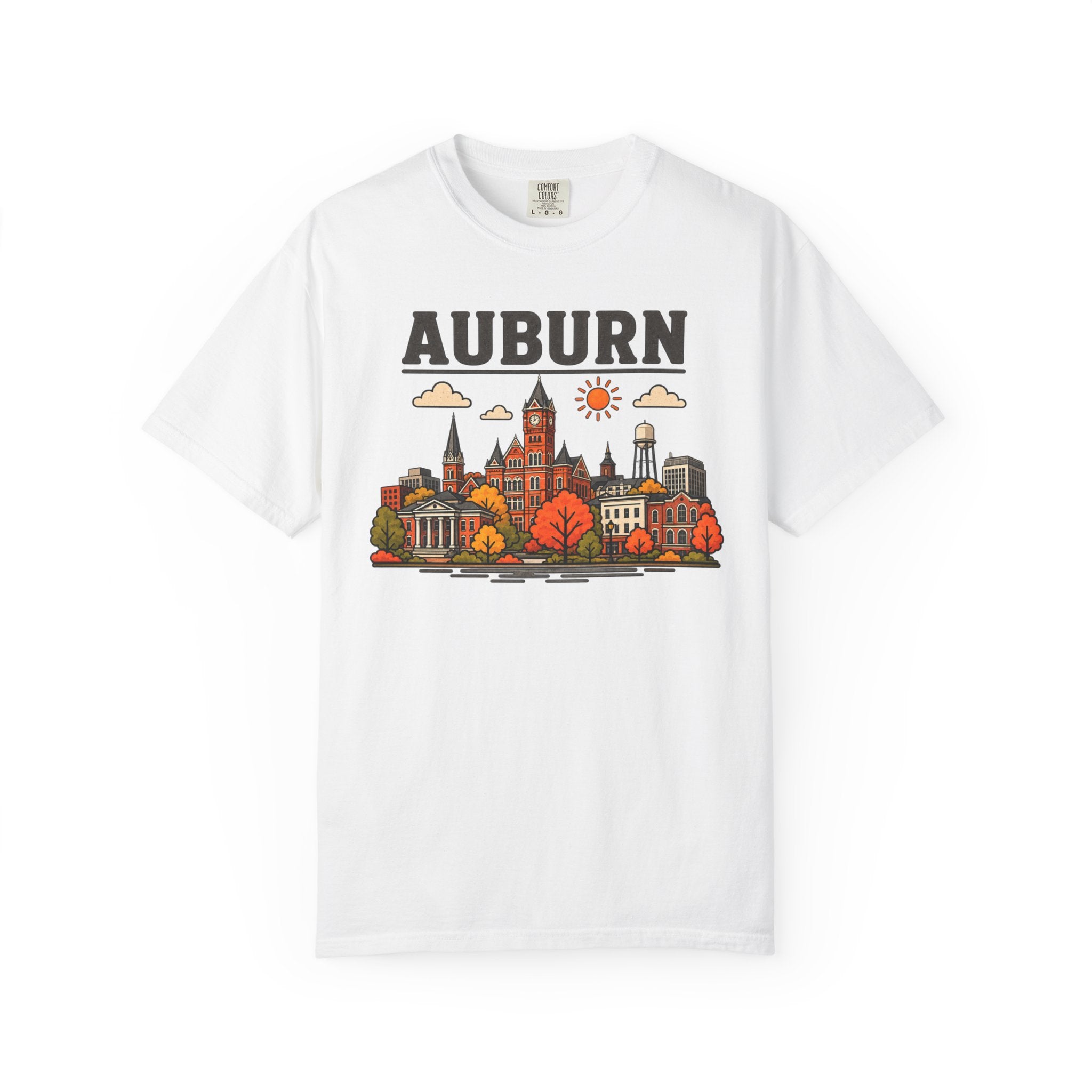 Auburn Skyline Classic Tee | Auburn Game Day Shirt for Tiger Fans