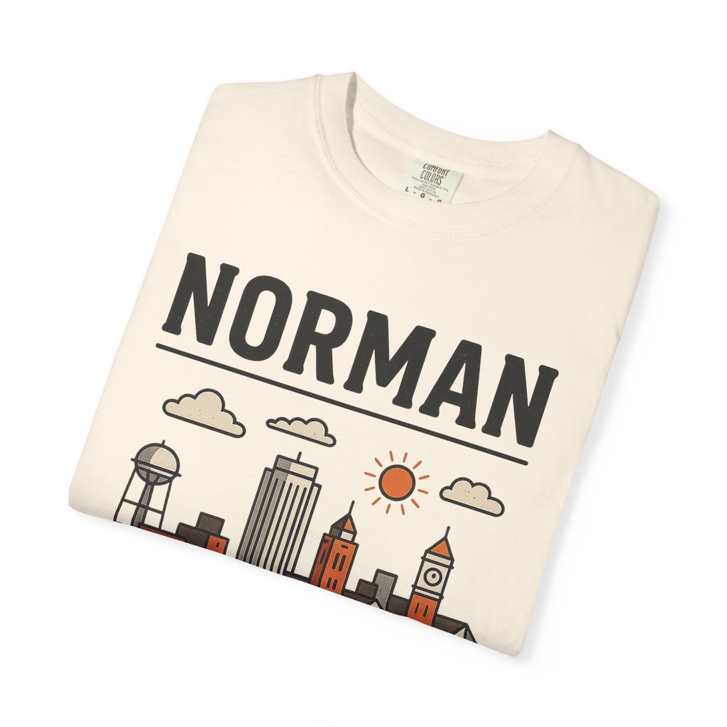 Norman Skyline Classic Tee | Oklahoma Game Day Shirt for Sooner Fans