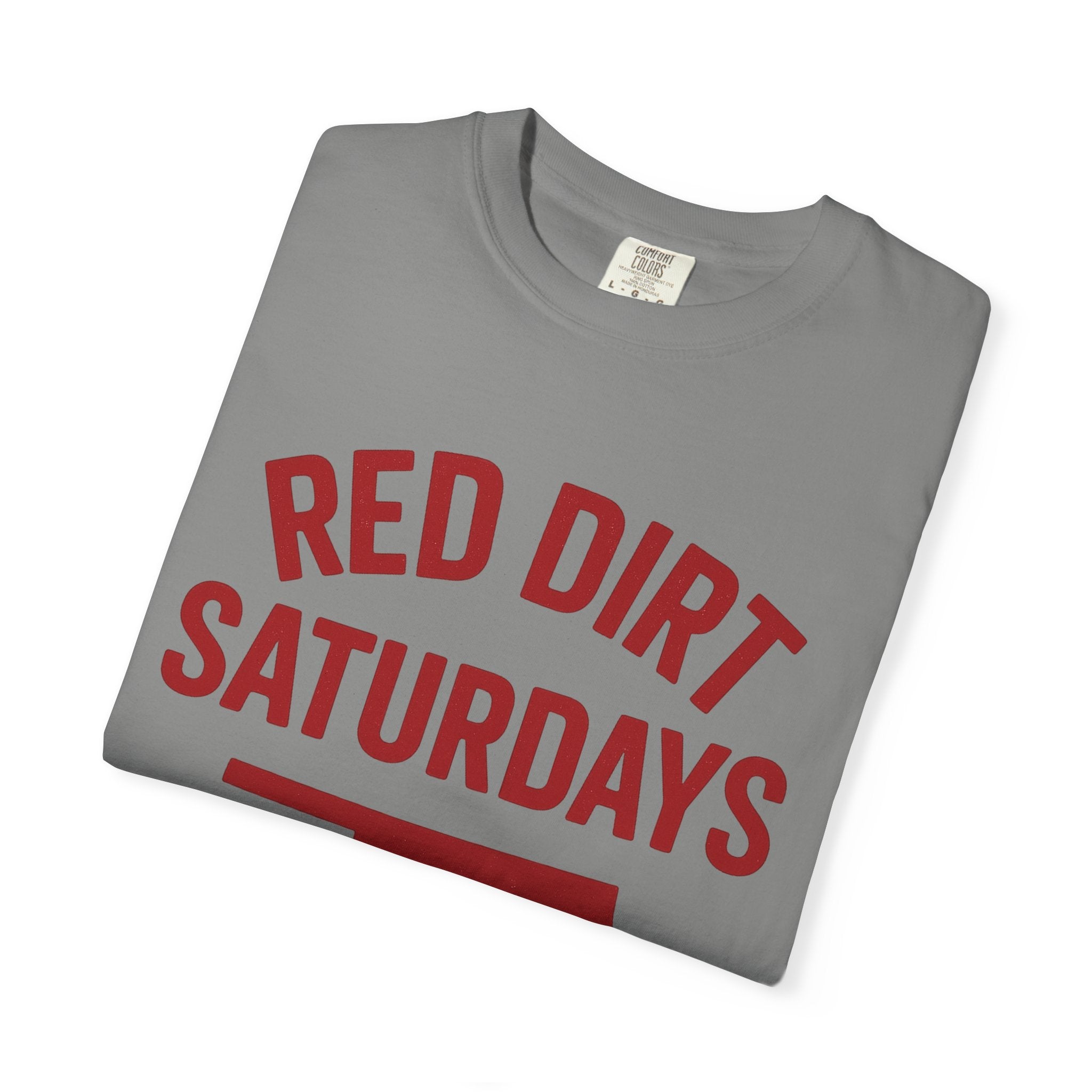 Red Dirt Saturdays Classic Tee | Oklahoma Game Day Shirt for Sooner Fans