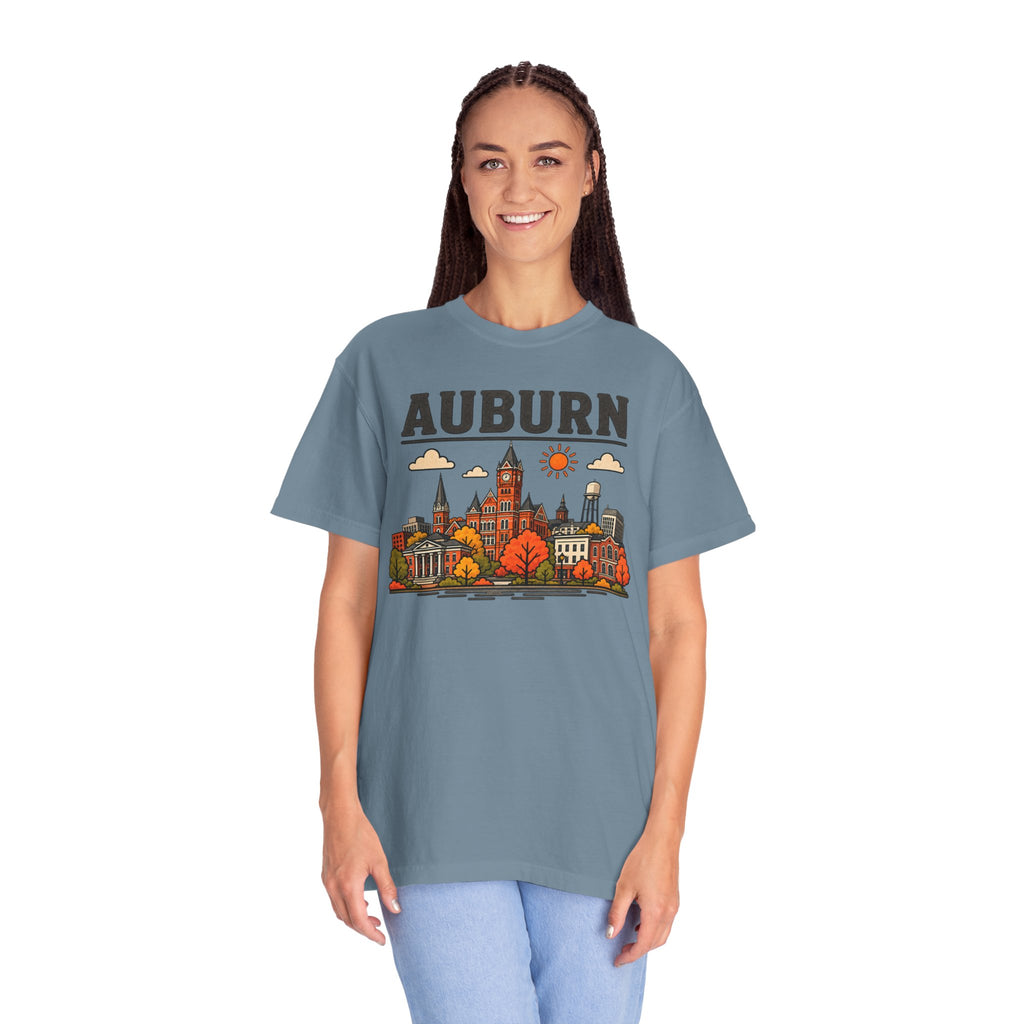 Auburn Skyline Classic Tee | Auburn Game Day Shirt for Tiger Fans