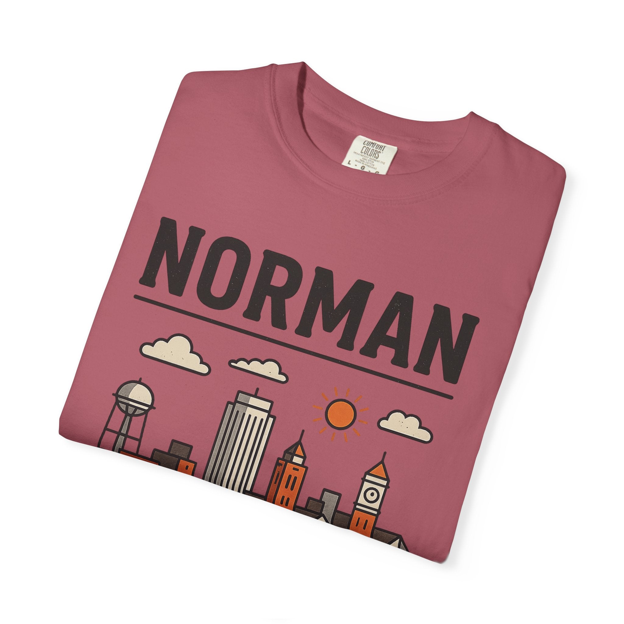 Norman Skyline Classic Tee | Oklahoma Game Day Shirt for Sooner Fans
