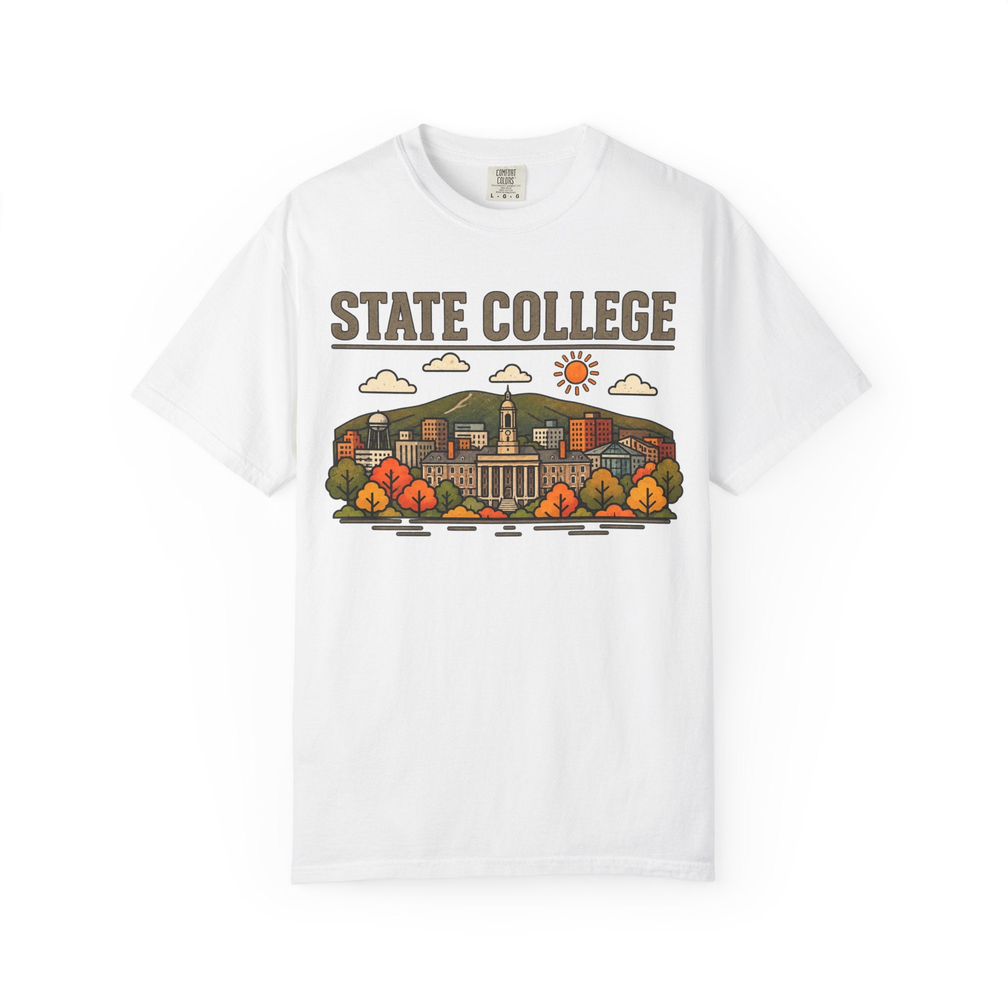 State College Skyline Classic Tee | Texas A&M Game Day Shirt for Aggies Fans