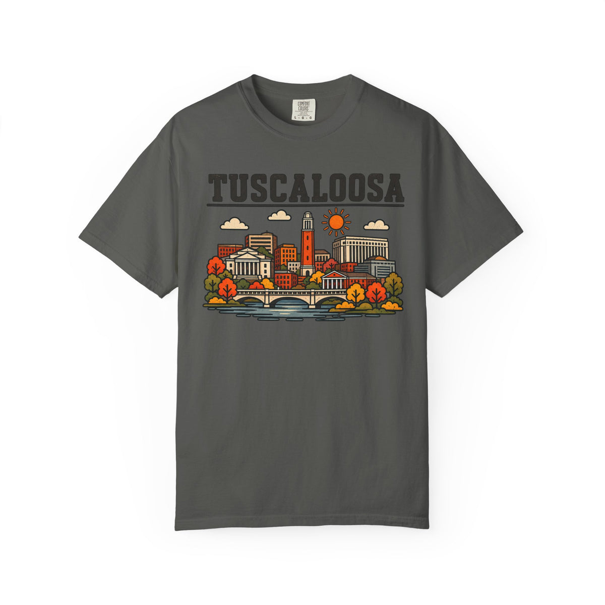 Tuscaloosa Skyline Classic Tee | Alabama Game Day Shirt for Tide Fans